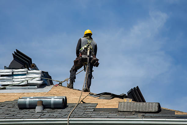 Professional Roofing technician working in Foxhome, MN